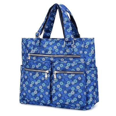

Tailored Fashion Womens Simple Style Zipper Large Capacity Nylon Shoulder Bag Travel Bag