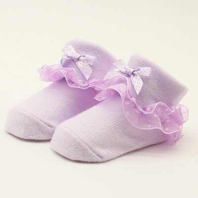 

Beauty 0-6 Month Toddlers Infants Cotton Ankle Socks Baby Girls Princess Bowknots Socks