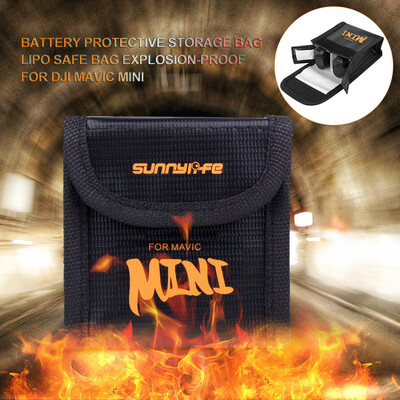 

Siaonvr Battery Protective Storage Bag LiPo Safe Bag Explosion-Proof For DJI Mavic Mini