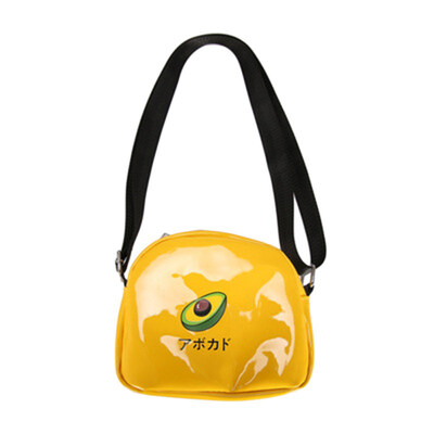 

Cute Fruit Japanese Print Patent Leather Women Small Crossbody Shoulder Bag