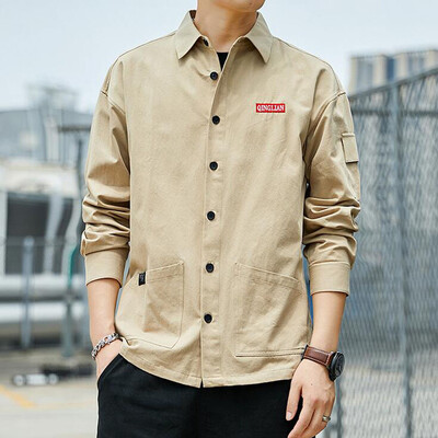 

Tailored Mens Casual Fashion Military Pure Color Pocket Long Sleeve T-shirt Top Blouse