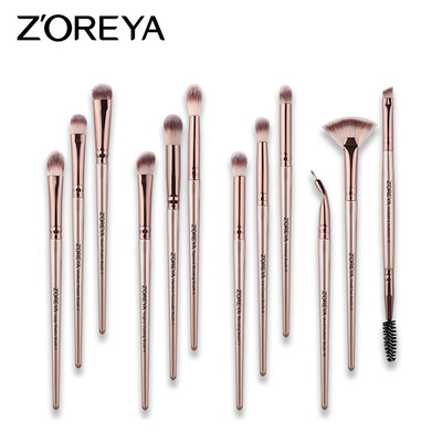 

Gobestart ZOREYA12 Makeup Brush Set Artificial Fiber Eye Shadow Makeup Brush Set