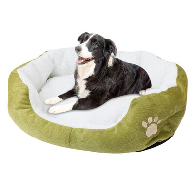 

Gobestart Pet Dog Puppy Cat Fleece Warm Bed House Plush Cozy Nest Mat Pad
