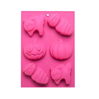 

2019 Happy Halloween Silicone Pumpkin Cake Mold Kitchen Baking Tools Moule ¨¤ Cake En Silicone Molde De Silicona Pastel Schimme