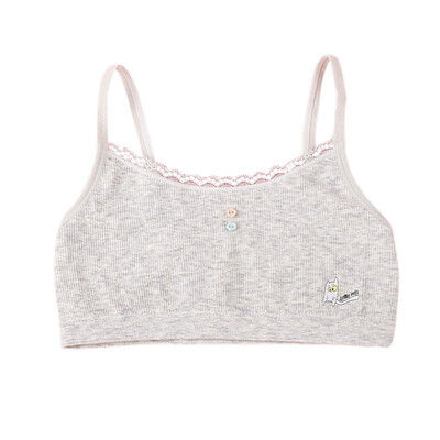 

8-16T New Teenage Young Girls Bra Cotton Set Pure Color Soft Underpants Set Young Girl Training Bra Underwear Clothing
