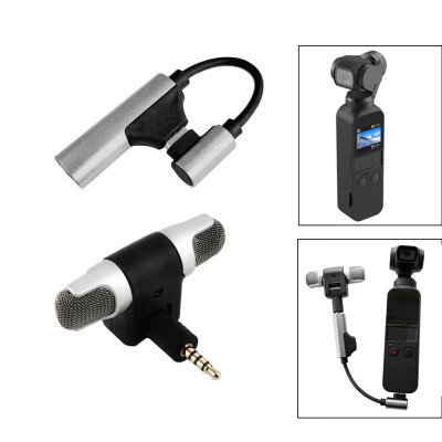 

Tailored Type C to 35mm Audio Adapter External Wireless Microphone For DJI Osmo Pocket