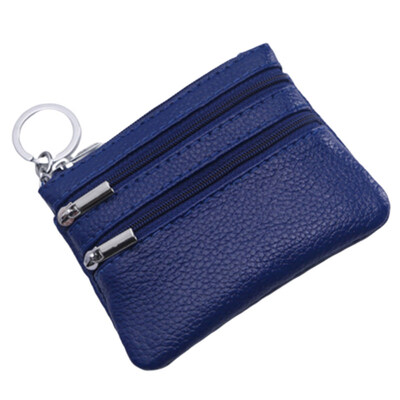 

Women Solid Color Zipper Pocket Coin Wallet Purse Clutches Bag Pouch Card Holder