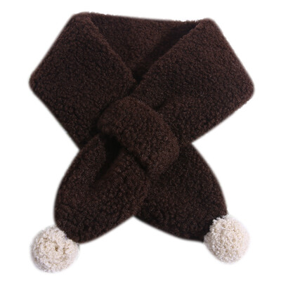 

New Autumn Winter baby boy scarf Boys Girls Baby Cotton Solid Color Lambskin Warm Soft Scarf Cotton Neck Scarves