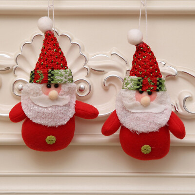 

JPGIF Christmas Ornaments Gift Santa Claus Snowman Tree Toy Doll Hang Decorations