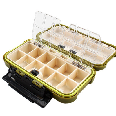 

Fishing Plastic Box Cement Multi Segments Waterproof Anti Bump Shock Absorption Double Lock Case Storage Container