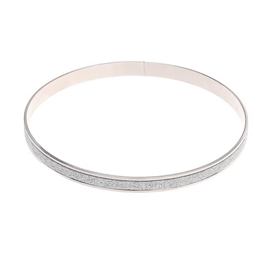 

Fashion Korean Style Jewelry Wholesale Fashion Double Ring Matte Rose Gold Bangle Bracelet Female Bracelet Gift