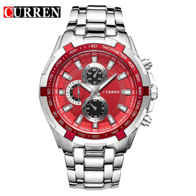 

Luxury Stainless Steel Watch Men Business Casual &Fashion Quartz Watches Waterproof Relogio Male Wristwatch