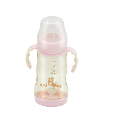 

300Ml Eco-friendly Bpa Free Curved Design Baby PPSU Bottle Anti-colic Baby Feeding Bottle With Nipple
