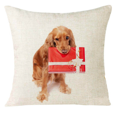 

Siaonvr Xmas Christmas Animal Sofa Home Decoration Festival Pillow Case Cushion Cover