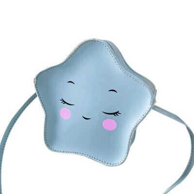 

New Children Cute Five-pointed Star Design Cross-body Handbag Fashion Girls Kids Shoulder Messenger Bag