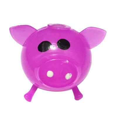 

Siaonvr 1Pcs Jello Pig Cute Anti Stress Splat Water Pig Ball Vent Toy Venting Sticky