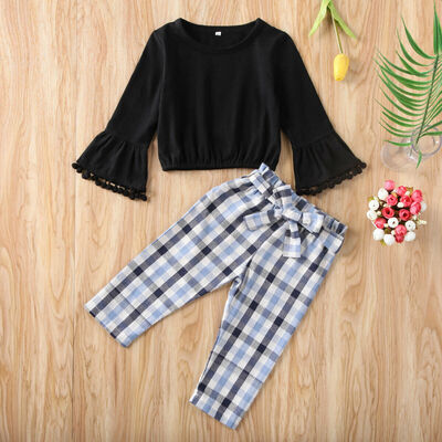 

Toddler Baby Girl Clothes Sweatshirt Tops Pants Infant Outfits Sets Tracksuit