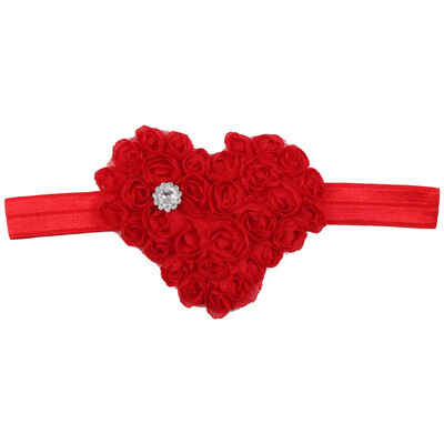 

Sweet Ribbon Hair Bands Heart Shape Headwear Photo Prop Flower Hairband Kids Newborn Baby Girl Headband Accessory