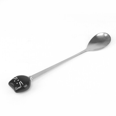 

Stainless Steel Cartoon Animal Coffee Spoons Mixing Spoons Cold Drink Fruit Ice Cream Dessert Tea Spoon Drinking Tools