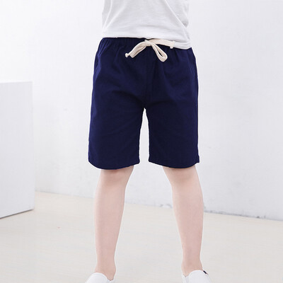 

Kids Boys Girls Short Pants Children Summer Cotton And Linen Beach Style Casual Pants 3-11T