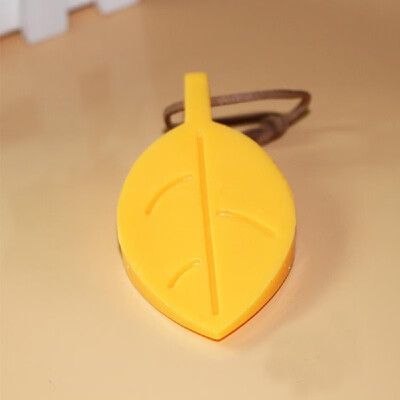 

1PCS Cute Cartoon Leaf Style Door Stopper Safety Silicon Doorstop for Baby Delicate Home Decoration 4 Colors Optional Yellow