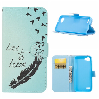 

MOONCASE LG Q6 G6 Mini Painted Pattern Holster - Feather