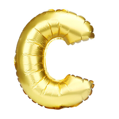 

Gobestart New 16 inch A to Z Letter Foil Balloons Party Ballon Gold Color
