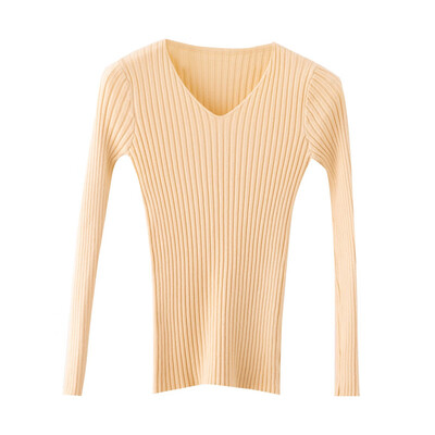

Autumn Winter Sweaters Knitted Sweater Women Office Vintage Pullover White With Black Sweater Women V Neck Sweater Female Korean