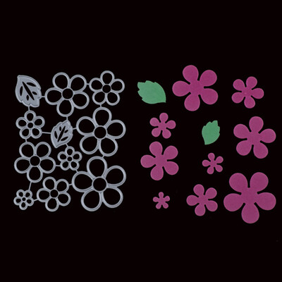 

Gobestart New Flower Heart Metal Cutting Dies Stencils DIY Scrapbooking Album Paper Card