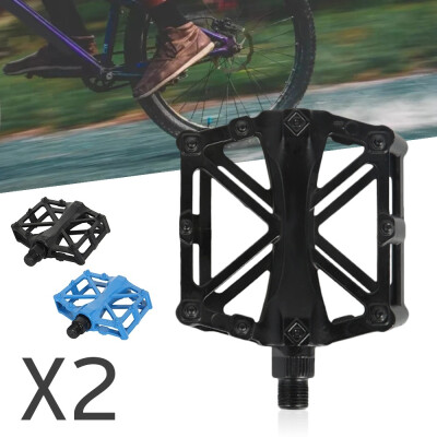 

1 Pair Road Mountain Bike Bicycle Cycling Aluminum Alloy Flat Platform Pedals