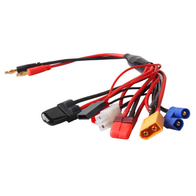 

B6 Charging Cable TRX XT60 T Plug Male Tamiya Port 40mm Banana Head Cord RC Charger Adaptor