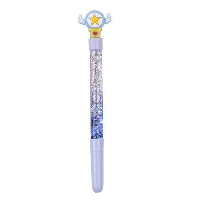 

Creative Gel Pen Lovely Quicksand Design Study Supplies Stationery Black Ink for School Students Office