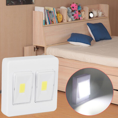 

〖Follure〗3W COB LED Wall Switch Wireless Closet Cordless Night Light Battery Operated