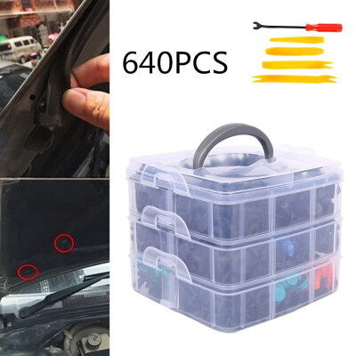 

Car Retainer Clips Universal Rivets Set