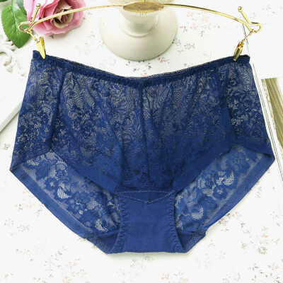 

Sexy Lace Panties Women Fashion Cozy Lingerie Tempting Pretty Briefs High Quality Cotton Mid-Rise Cute Women Underwear