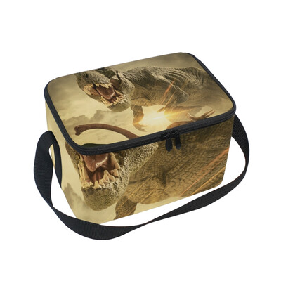 

ALAZA Lunch Box Insulated Special Dinosaurs Lunch Bag Large Cooler Tote Bagfor Men Women