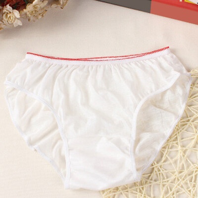 

WJ Disposable Cotton Maternity Womens Underwear Outdoor Panties Ladies Travel Prenatal Postpartum Paper non-woven Panties V1