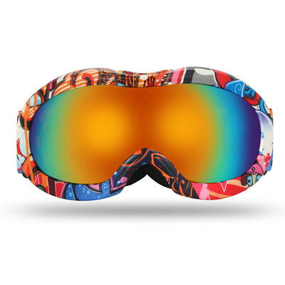 

Lixada Anti-fog Ski Goggles UV Protection Dual Lens Snowboard Goggles Windproof Snow Skating Skiing Sports Goggle for Kids
