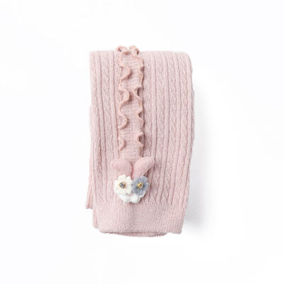 

Girls Leggings Candy Color Lace Ruffle Leggings with Cute Decor for 0-5Y Baby Girl Kids Children Soft warm pants