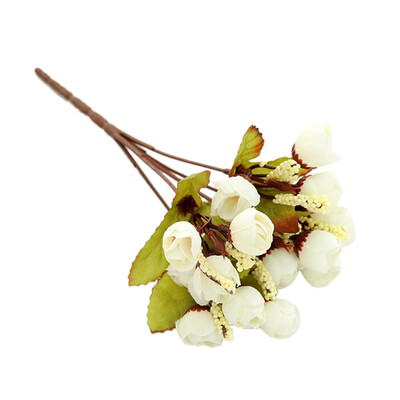 

15Pcs Rose Buds Simulation Star Bracts Bouquet Silk Artificial Flowers Decorative Room Garden Hotel Wedding Scene Layout Buds