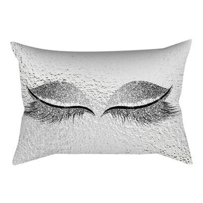 

30x50cm Eyelash Out Soft Velvet Cushion Cover Case Marble Pillow Covers Decorations Sofa House Pillowcase Gift For Living Room