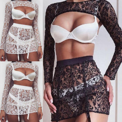 

Women Nightgown Sexy Fashion Babydoll Mesh Dress Lingerie Sleepwear Nightdress