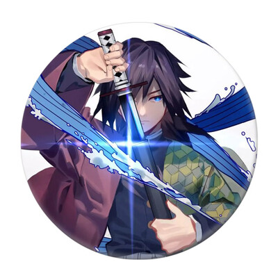 

zhongjiany Anime Demon Slayer Kimetsu no Yaiba Kamado Tanjirou Pin Button Brooch Badge