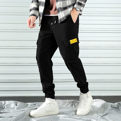 

Gobestart Mens Straight Casual Cotton Slim Fit Sport Long Pants Pocket Trousers