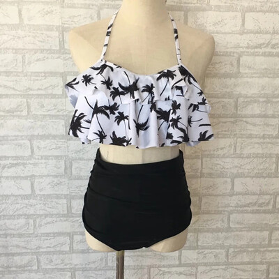 

2019 Mujer Swimwear Women Swimsuit High Waist Bikini Set Push Up Bathing Suit Bikini 2 pieces Set Womens Swimming Swimsuits