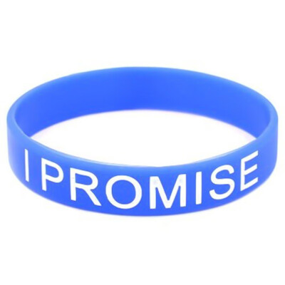 

1 Piece I Promise Men Sports Silicone Bracelet