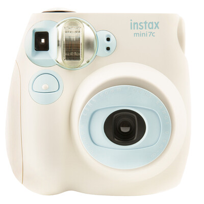 

Fuji once imaging camera instax mini7C camera water blue