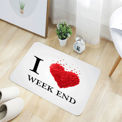 

Toponeto Fathers Day Comfort Square Flannel Kitchen Non-slip Mat 40x60CM