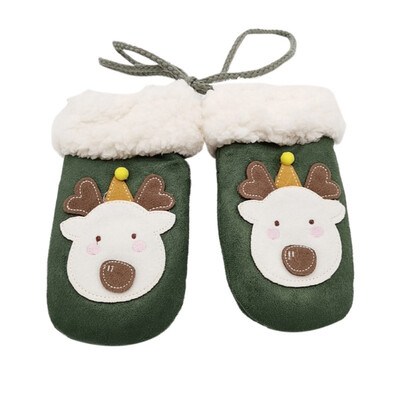 

Baby Gloves Toddler Girls Boys Outdoor Winter Patchwork Keep Warm Mittens