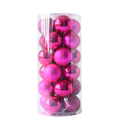 

Gobestart 24pcs Shiny&Polshed Glossy Christmas Tree Ball Ornaments Decorations 15